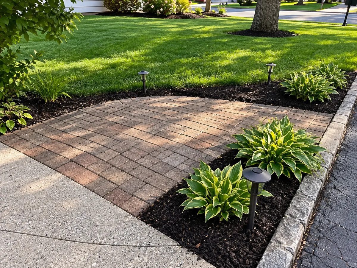 A tidy Suffolk County yard after a Butlers cleanup